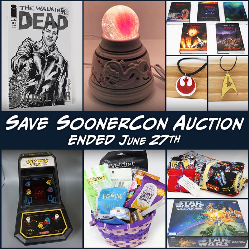 Auction picture featuring several auction items