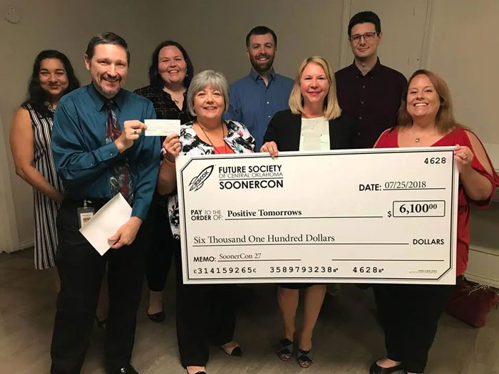 SoonerCon Donating Money to Positive Tomorrows in 2018
